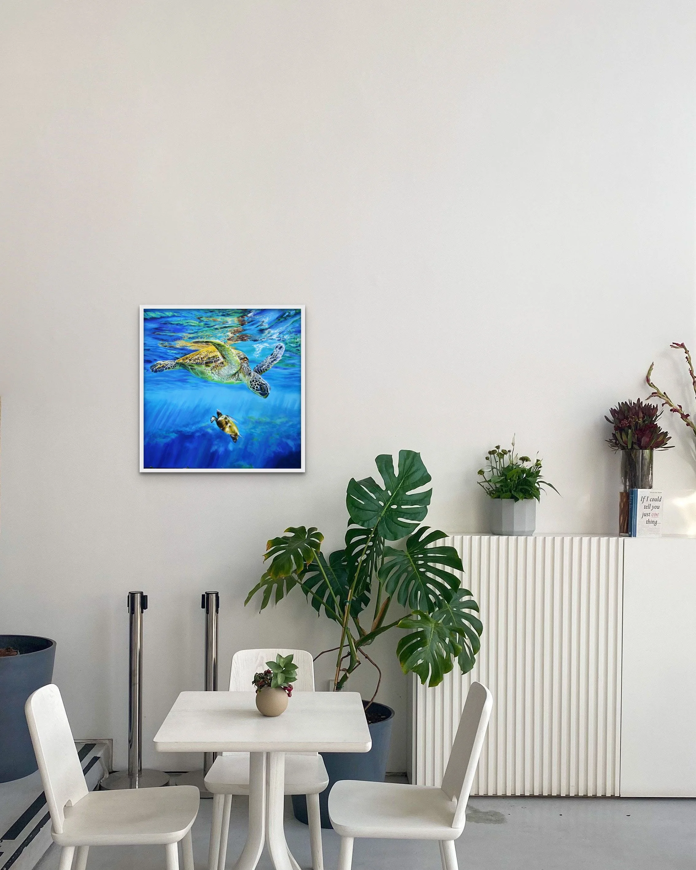 Two Turtles in Kauai acrylic painting — Art by Arroyo | Hawaiian